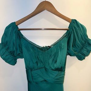 Green Midi Hello Molly Dress NWT